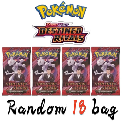 Random 18 bag Pokemon TCG Booster Pack Mega Evolution Ascended Heroes English Version Cards Per Pack Rare Trading Cards