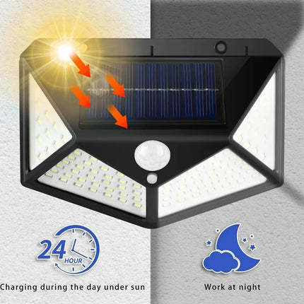 12Pack Outdoor Solar Lights 3 Modes Motion Sensor Lights Waterproof Wall Lights for Backyard Garden Patio Yard Garage Deck Porch