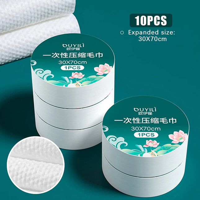 *10Pcs 30*70CM Disposable Compressed Towel Large Thickened Bath Towels Travel Hotel Bath Washable Towels - product image 5