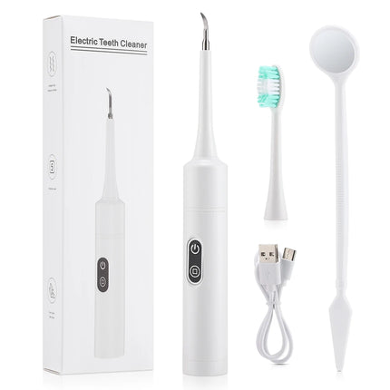 Electric Dental Scaler with Teeth Brush Head Calculus Tartar Remover Vibration Teeth Plaque Cleaner Oral Care Improve Odor
