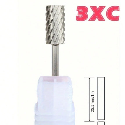 1pc Tungsten Steel 5.35mm Barrel Shaped Nail Drill Bit for Nail Art Accessories