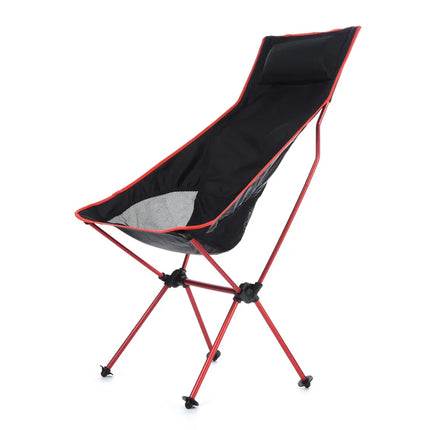 Portable Ultralight Folding Camping Chair - Oxford Fabric, Extended Length for Outdoor Fishing, BBQ, Picnic, Beach Festival