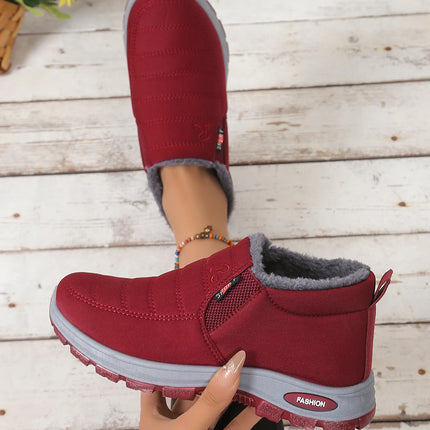 Men Women Unisex Super Warm Winter Snow Boots Thick Sole Arctic Insulated Ankle Boots Heat Lock Lining Solid Outdoor Footwear