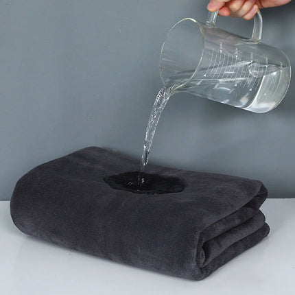 White large towel, bath towel, beauty salon towel, soft and absorbent quick drying sports beach hotel towel