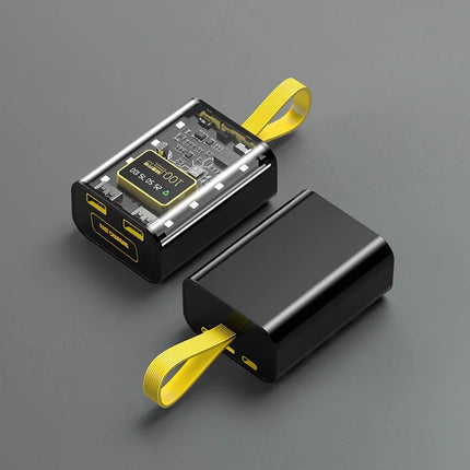 3*18650 Battery Charger Case DIY Power Bank Box Fast Charge 5V 2A Double USB Output Battery Storage Box With LED Night Light