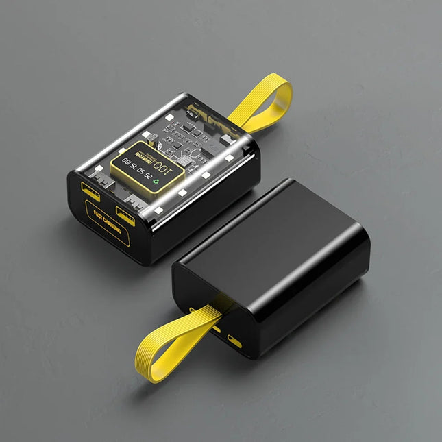 3*18650 Battery Charger Case DIY Power Bank Box Fast Charge 5V 2A Double USB Output Battery Storage Box With LED Night Light