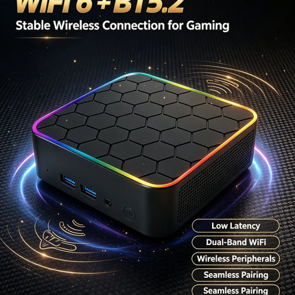 2026 Mini PC Core i9 10980HK Windows 11 Computer 16GB RAM 1TB M.2 SSD Portable Gaming Computer 60Hz 4K HD Mini Desktop PC Gamer