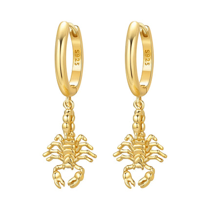 Original 2026 S925 Sterling Silver Zircon 18K Gold Lining Vintage Hoop Earrings for Women Birthday Party Wedding Gift Jewellery