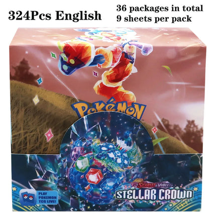 324Pcs/box Pokemon TCG Sun & Moom Unbroken Bonds 36 Pack Pokemon Cards Collecting Toys Pokmeon Card Game Board Game JOURNEY