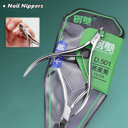 1Piece Cuticle Nipper, Premium Stainless Steel Cuticle Trimmer for Manicure & Pedicure at Home/Spa/Salon