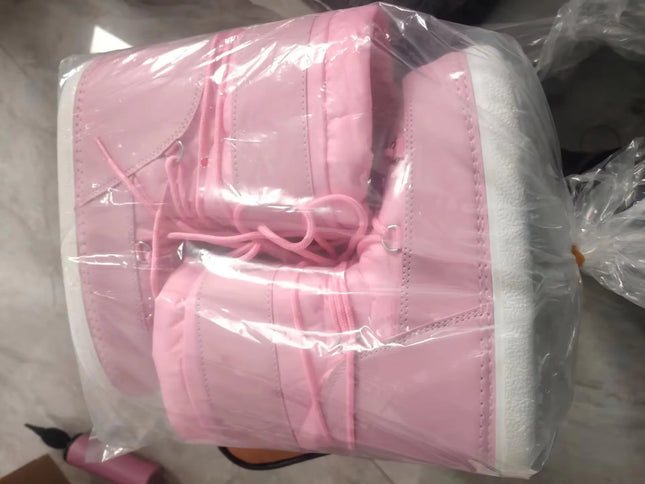 Women's Waterproof and Non-slip Cloth Space 2025 New platform heels  Short Tube Thickened Warm Snow Boots