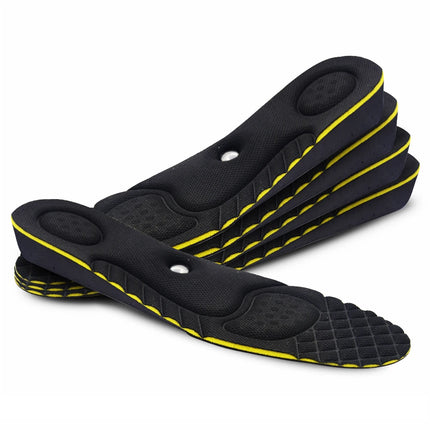1 Pair Acupressure Invisible Height Increase Insole for Men Women Heel Lifting Foot Magnetic Massage Pain Relief Shoe Pads