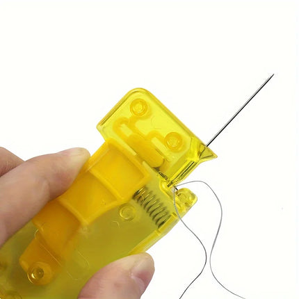 Automatic Needle Threader, Diy Hand Sewing Needle Threader, Home Crafts And Sewing Supplies - product image from BSM MART