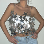Silver blouse / One Size