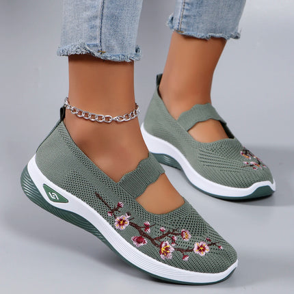 Women's summer breathable mesh flat shoes women's shoes casual sports shoes, clearance free shipping