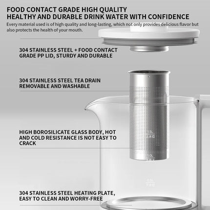NEW MIJIA Multifunctional Health Pot Electric kettle N1 Household Appliances 800W 304 Stainless Steel Heat Preservation -CN