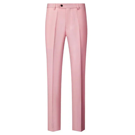 M-6XL Men's Fashion Boutique Solid Color Formal Business Suit Trousers Groom Wedding Dress Men Casual Suit Pants