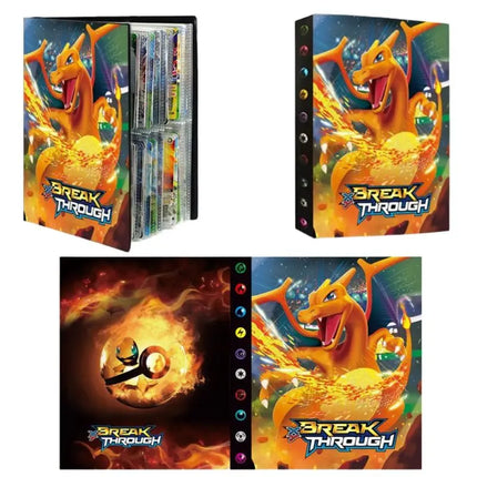 Pokemon Charizard Cards Album Book 240PCS Pok é mon Game Card Album VMAX GX EX Holder Collection Binder Folder Gift Toy Party