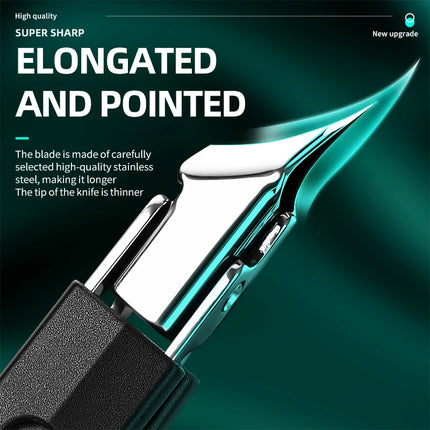 Ultimate Precision, Professional Stainless Steel Nail Clipper Cuticle Nippers -Especially Suitable for Ingrown Toenails