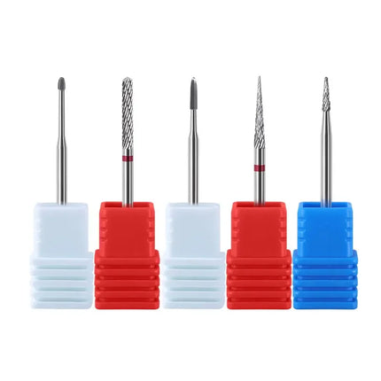 20 Types Tungsten Blue Rainbow Carbide Nail Drill Bit Electric Nail Mills Cutter For Manicure Machine Nail Files Accessories