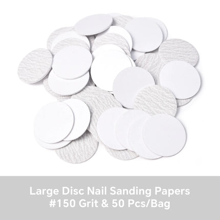 Dead Skin Replaceable Sanding Paper Set for Manicure Pedicure With Metal Disc Nail Drill Bit Calluses Removal Foot Care Tool Acc