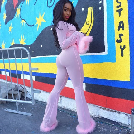 Bra Crop Top and Long Pants Set Suit Night Sets Women Sexy Lace Transparent Women 4 Piece Sets Skinny Party