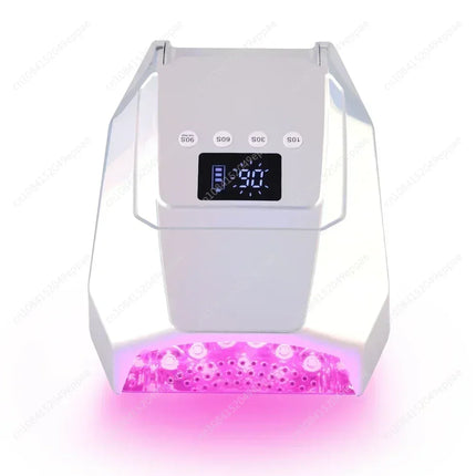 For Salons Home Use 98W Rechargeable LED UV Cordless Battery Professional Light With 4 Timers Fast Curing Nail Lamp