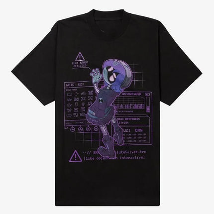 Harajuku Retro Casual Streetwear Murder Drones Uzi Heavyweight T-Shirt Cartoon Retro Punk Cotton Printed Short-sleeved Unisex