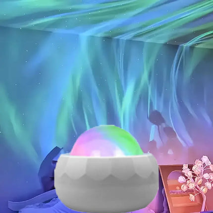 LED Atmosphere Night Light Northern Lights Starry Sky Projector Lamp Party Decoration Gifts Living Room Romantic Light Shadow