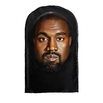 3D Printed Elastic Mesh Full Face Visual Mask Hood Simulation Kanye Kobe Headwear Mascaras Halloween Party Supply Cosplay Props