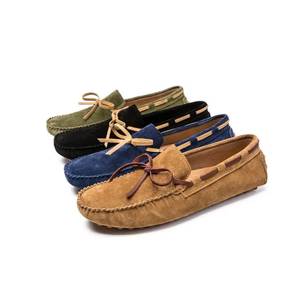 Leather Men Casual Shoes Luxury Brand comfortable Slip on Formal Loafers Men Moccasins Italian Soft Male Driving Shoes