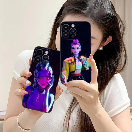 KPOP Hunters Rumi Phone Case for iPhone 17 16 15 14 13 12 11 X XR XS 8 7 Pro Max Plus Mini Colour Protective Cover Pretty Luxury