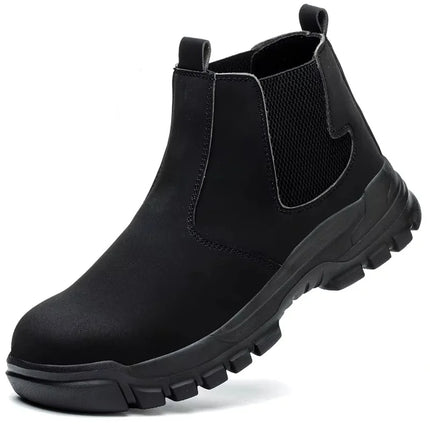 Rotating Button Work Shoes for Men Anti Puncture Protective Boots Sneakers Waterproof Work Safety - product view 10