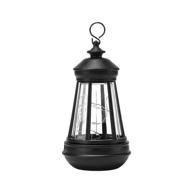 Retro Solar Lamp Outdoor Waterproof Lights Solar Powered Portable Fence Warm White Camping Lanterns For - product image 7