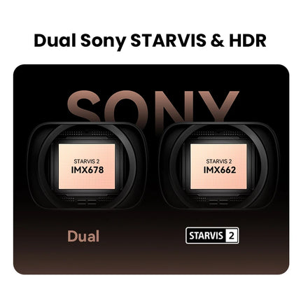 DDPAI 4K Dash Cam Z60 Pro HDR Support Front and Rear Interior Car Camera SONY STARVIS2 678 Sensor 5GHz Wi-Fi GPS ADAS 4G Car DVR