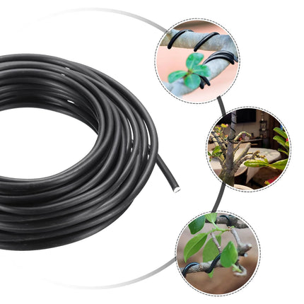 5m/roll Garden Bonsai Shape Aluminum Wire 1.0mm, 1.5mm, 2.0mm, 3mm, 4mm, 5mm Black Six Sizes for Garden and Plant Shapes