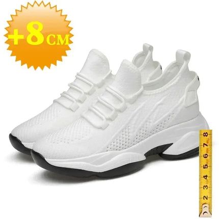 Increasing Men Sneakers Casual Heightening Shoes 8cm Height Increase Shoes for Summer Breathable 6cm - product image 6