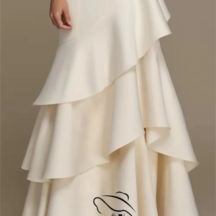 YZ Elegant Sky Blue A-line Women Maxi Evening Dress Muti-layer Floor Length Prom Party Dress Formal Occasion 2026 Customized