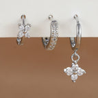 Silver-White-3pcs 1