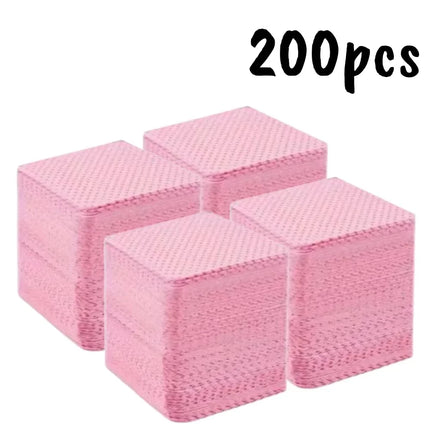 20/600pcs Lint-Free Gel Nail Wipes Aluminum-Free Nail Polish Remover Pads for NaiArt Beauty Nail Cleaning Care