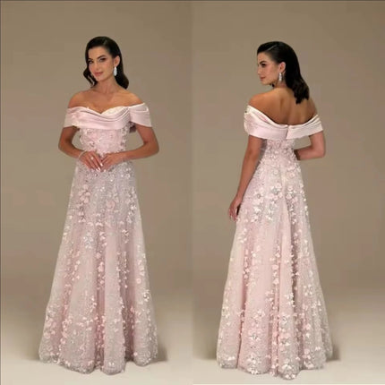 FableT Off-the-shoulder A-line Long Dresses Customized Applique Beading  Bespoke Occasion Prom Luxury Evening Gown Gorgeous