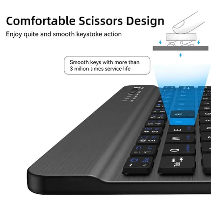 Tablet Wireless 10inch Keyboard For Ios Android Windows For Ipad Huawei Samsung Teclado Bluetooth-compatible - product image