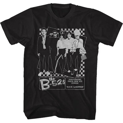 Pop in 1976 The B-52s New Wave Band Was Founded in Athens Georgia. American Retro Streetwear T-shirt