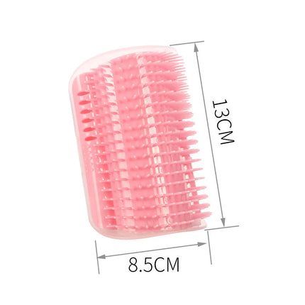 Massage Pet Cat Brush Corner Scrape Hair Removal Beauty Clean Corner Brush Removable Scratcher Comb for Kitten Cat - product