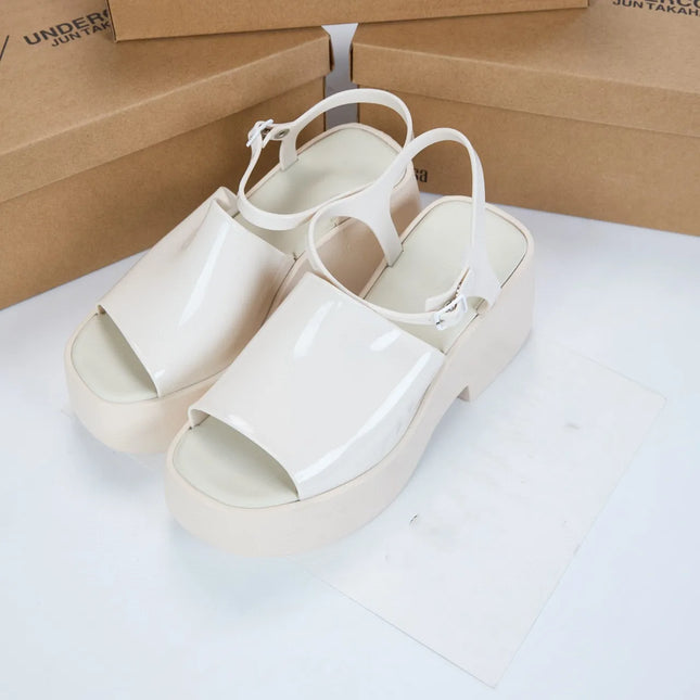 2025 New Arrival High Quality Brand Ladies High Heel Summer Sandals Women Jelly Shoes EVA Platform Fragrant Dress Shoes SM278