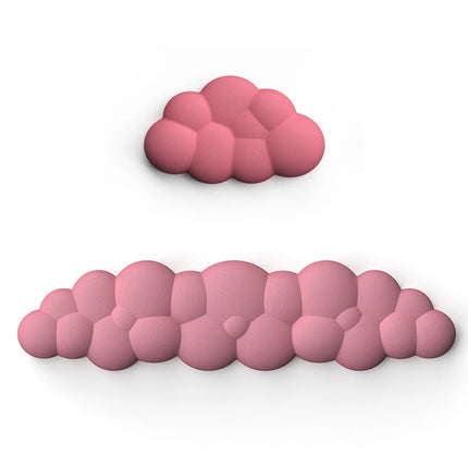 Mouse pad with wrist rest keyboard cloud anti-slip desktop office gamer mouse wrist rest Ergonomic keyboard mouse pad wrist rest