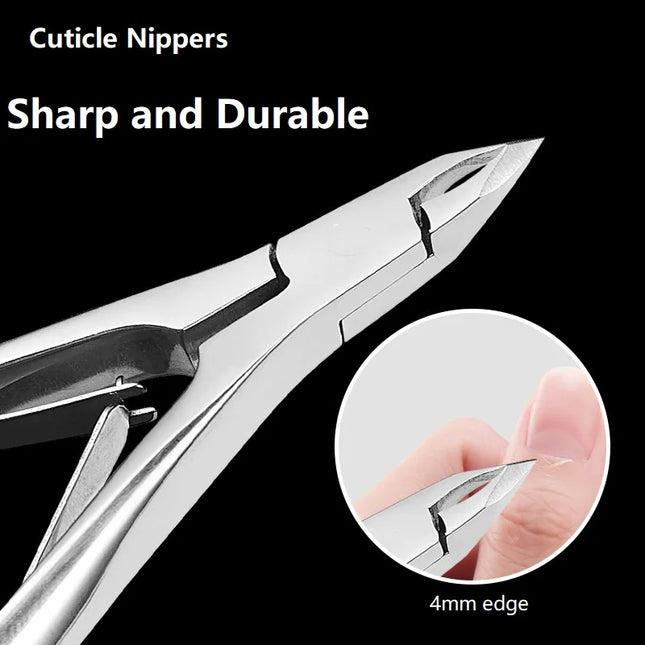 Professionelle Nagelhautzange Vietnam Maniküre Nagel Hautschneider Trimmer Pedikürezange Nagelschere aus hochwertigem Stahl