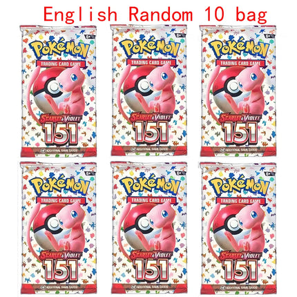 Pokemon Card 10/20 Pcs Prismatic 151 Evolutions English Booster Battle Pokemon Cards Battle Game Carte Trading Collection Cards