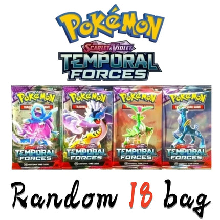 Random 18 bag Pokemon TCG Booster Pack Mega Evolution Ascended Heroes English Version Cards Per Pack Rare Trading Cards