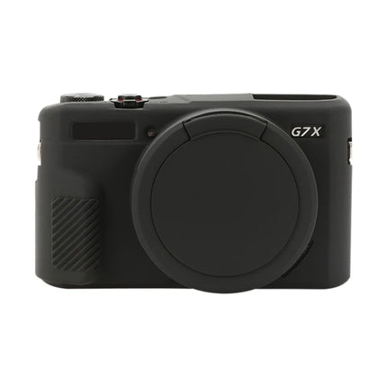 High Quality Soft Silicone Case For Canon PowerShot G7 X Mark II / G7X II / G7X2 Camera Protective Shell with Lens Cover